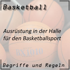 Basketball Halle Ausrüstung