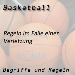 Basketball Regeln bei Verletzung