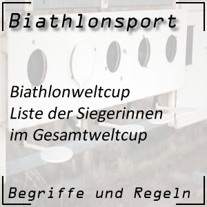 Liste Weltcupsieger Biathlon Frauen