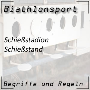 Biathlon Schießstand