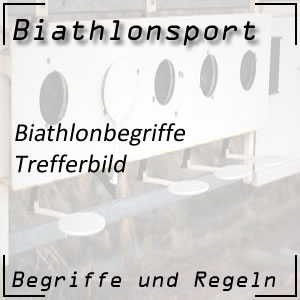 Biathlon Trefferbild