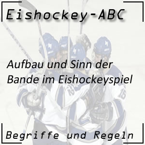 Eishockey Spielfeld Bande