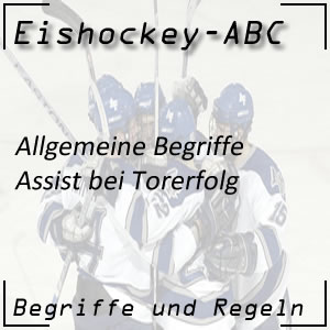 Eishockey Assist oder Torvorlage