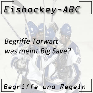 Eishockey Begriffe Big Save