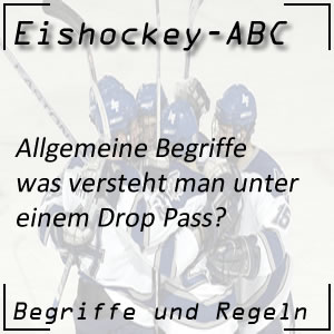 Eishockey Drop Pass