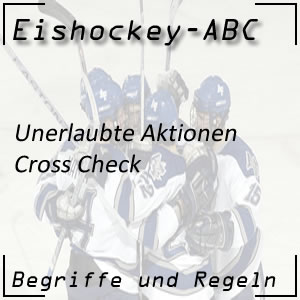 Eishockey Cross Check (2-Minuten-Strafe)