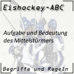 Eishockey Mittelstürmer oder Center