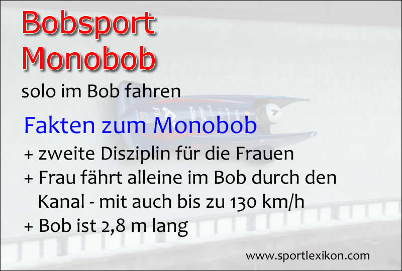 Monobob im Bobsport
