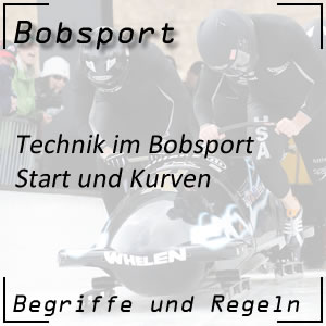 Bobsport Fahrtechnik