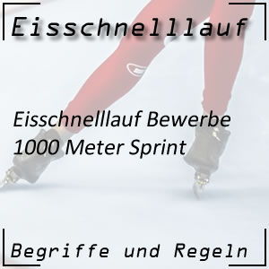 Eisschnelllauf 1000 Meter Sprint