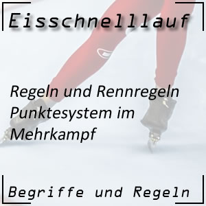 Eisschnelllauf Punkte im Mehrkampf