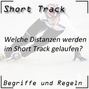 Short Track Rennen Streckenlängen