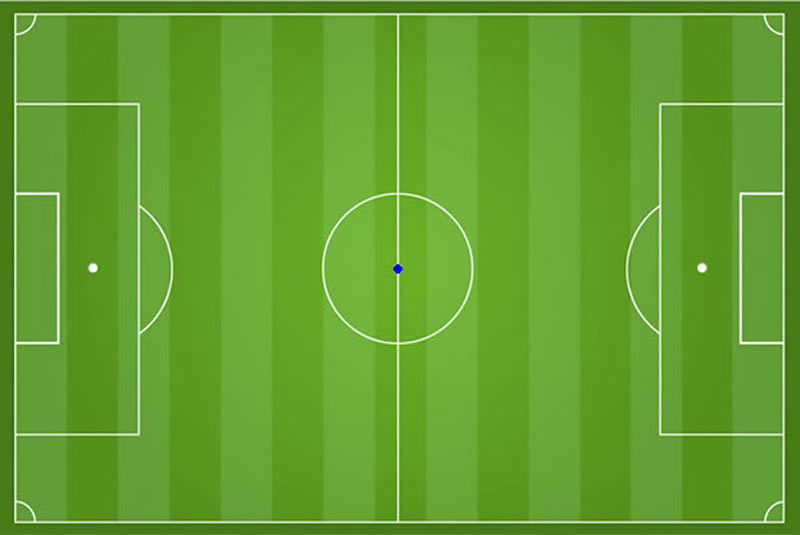 Fu&szlig;ball Ansto&szlig;punkt