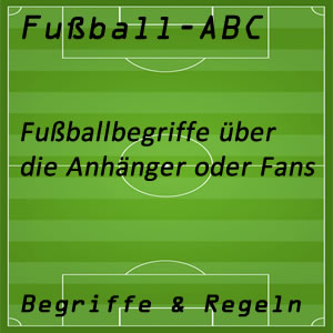 Fußballfans und Fußballanhänger