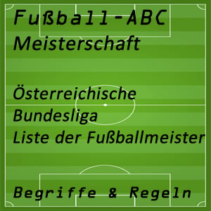 Fußballmeisterschaft in Österreich