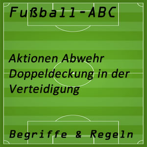 Fußball Doppeldeckung