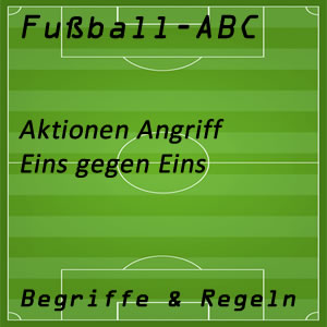 Fußball Eins gegen Eins