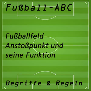 Fußballfeld Anstoßpunkt