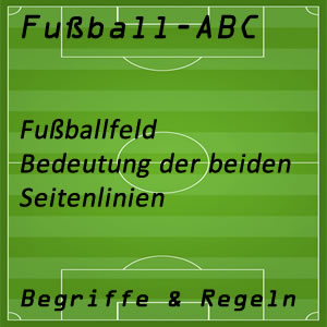 Fußballfeld Seitenlinien