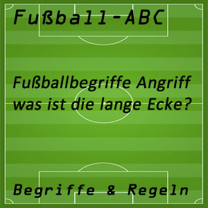 Fußball lange Ecke