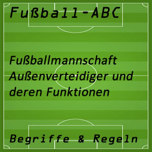 Fußballmannschaft Außenverteidiger