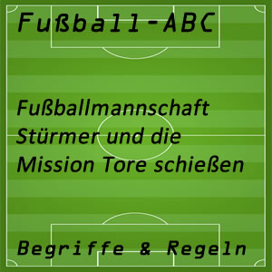 Fußballmannschaft Stürmer Angreifer