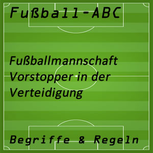 Fußballmannschaft Vorstopper