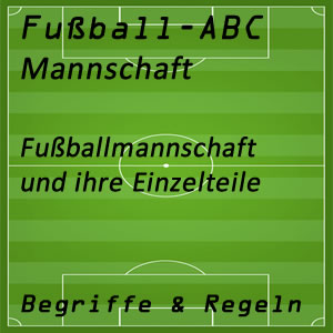 Fußballmannschaft und die Spieler