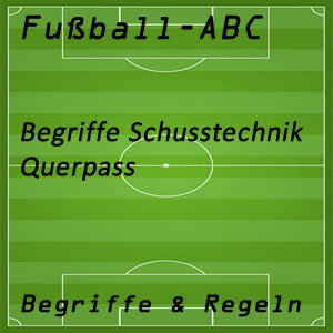 Fußball Querpass