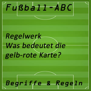 Fußball gelb-rote Karte