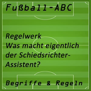 Fußball Schiedsrichter-Assistent