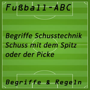 Fußball Spitz oder Picke