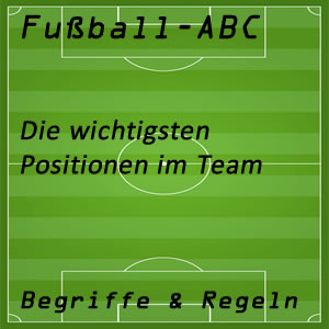 wichtige Positionen im Fußball