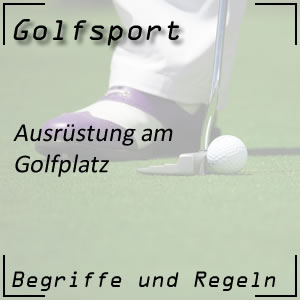 Ausrüstung für das Golfspiel