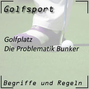 Bunker am Golfplatz