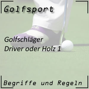 Golfschläger Driver oder Holz 1