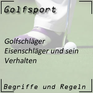 Golf Eisenschläger