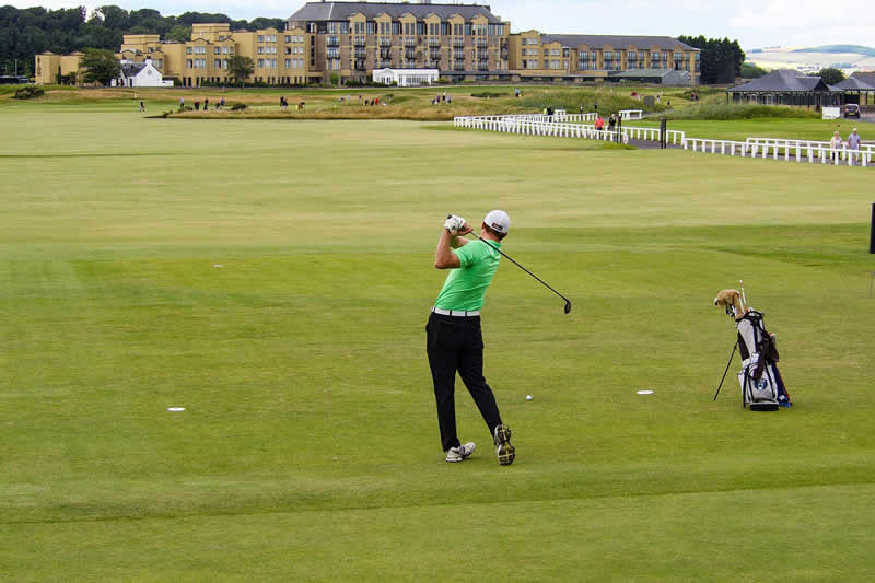 Fairway am Golfplatz