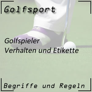 Etikette am Golfplatz