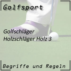 Golfschläger Holz 3