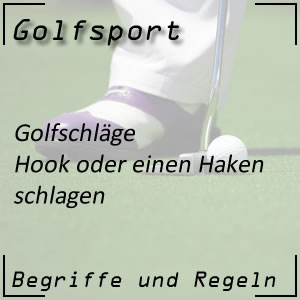 Golfschlag Hook