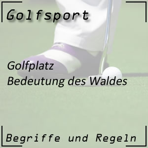 Wald am Golfplatz