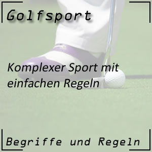 Golfsport und Golfbegriffe