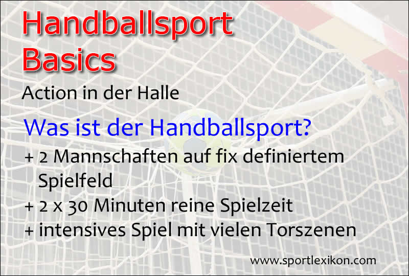 Handballspiel und Handballsport