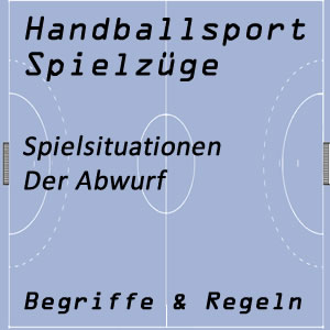 Handball Abwurf