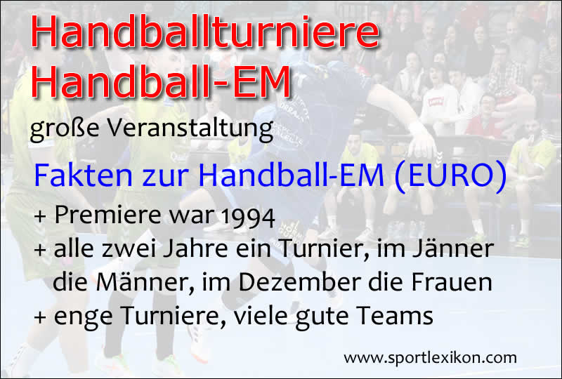 Handball-EM oder EURO