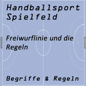 Handball Freiwurflinie