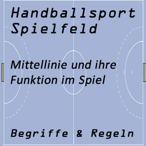 Handball Mittellinie