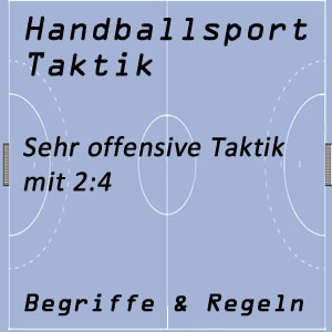 Handballtaktik 2:4