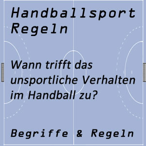 Handball unsportliches Verhalten